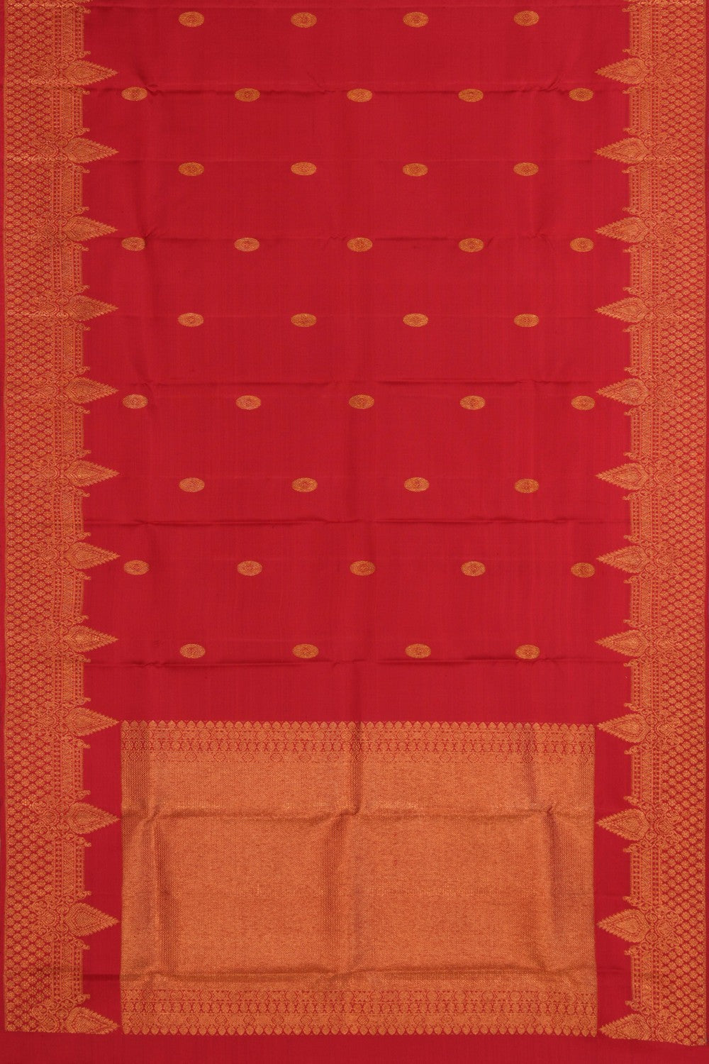 Image of Kanchi Pattu Red Dupatta